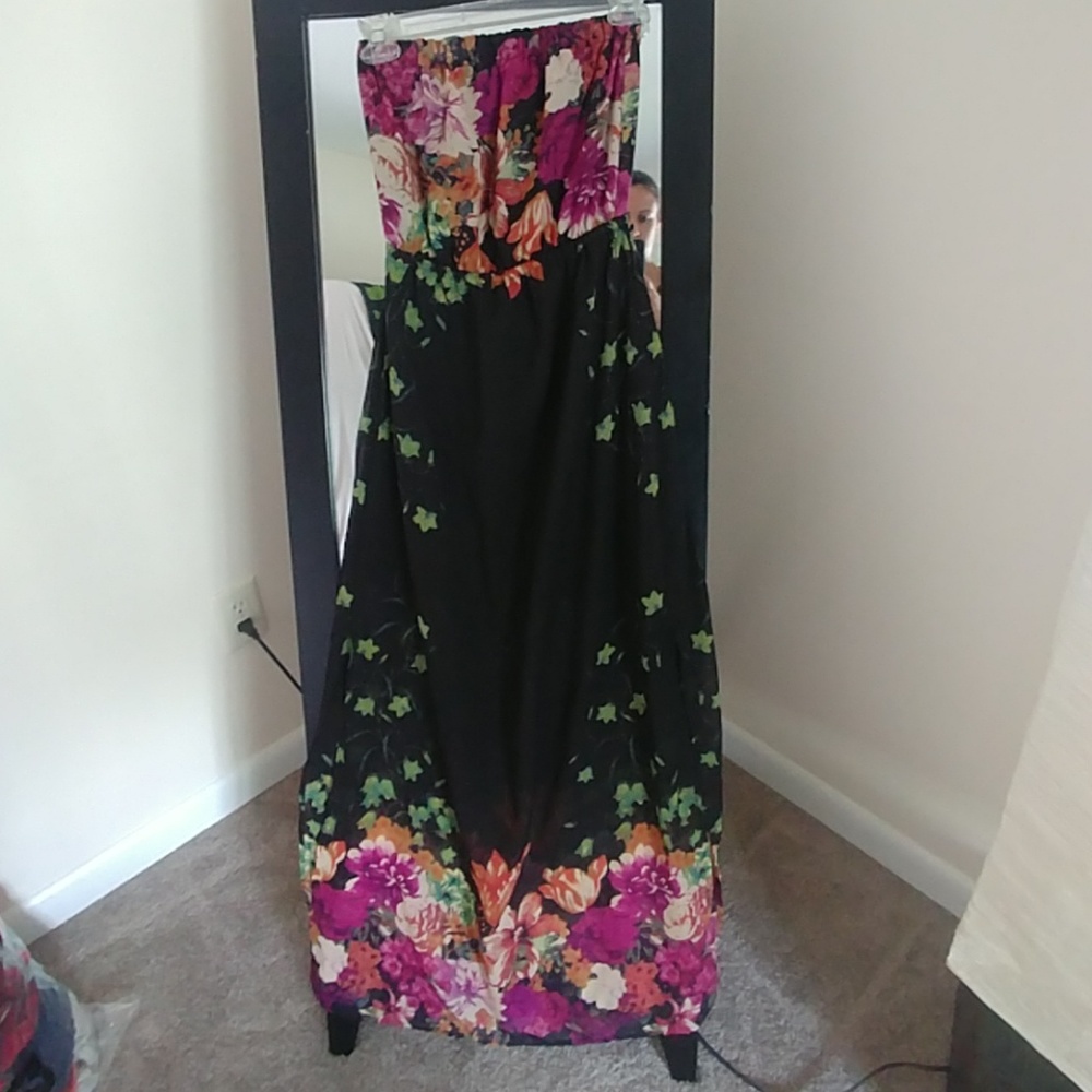 Strapless sun dress